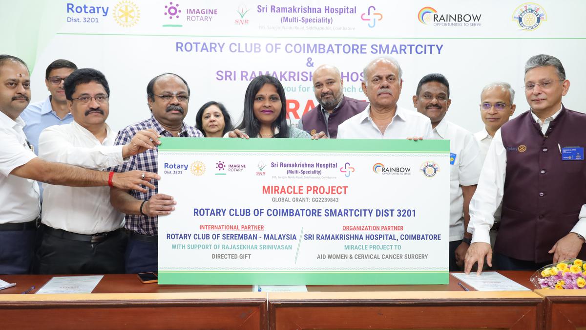 Rotary Smartcity and Sri Ramakrishna Hospital launch Project Miracle
