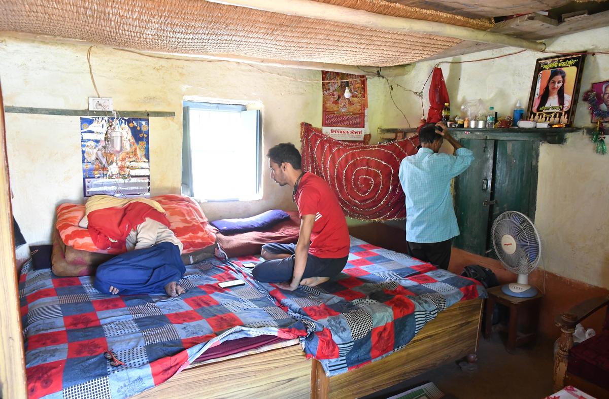 Ankita’s family at their home in Doob Srikot, Pauri Garhwal. 