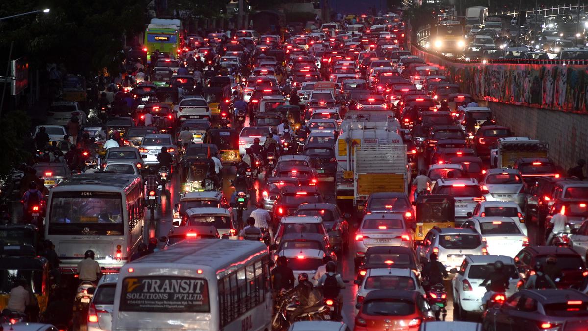 Hyderabad’s gridlocked IT corridor records 18 lakh traffic violations in first half of 2024