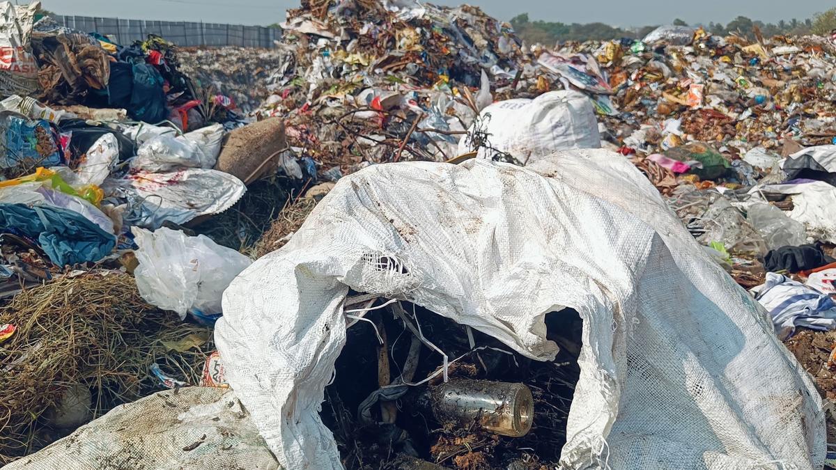 Tiruppur Corporation faces Pongal deadline to halt dumping of untreated wastes in abandoned quarries at Pongupalayam 