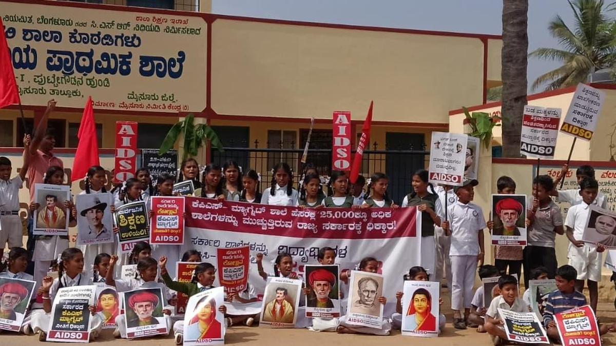 Parents, students stage protest against school closure in Varuna