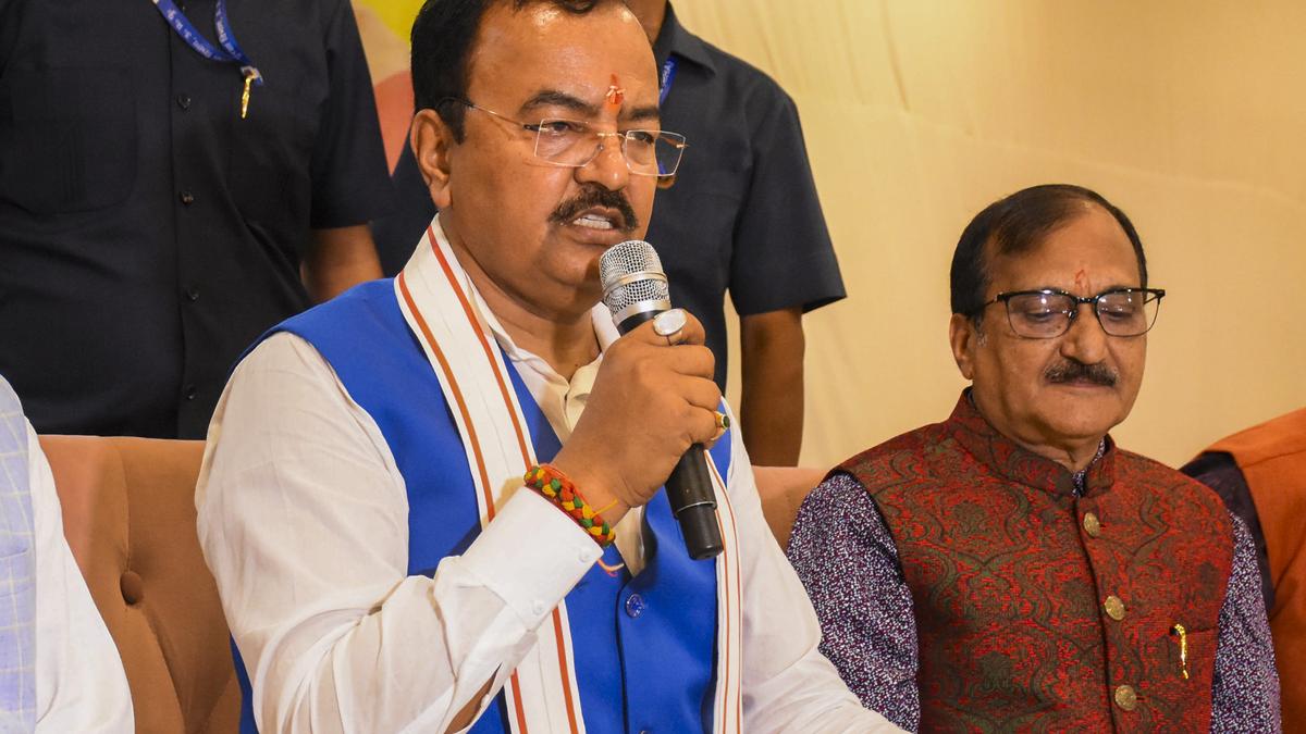 U.P. Deputy CM Maurya hits back at Akhilesh, calls Samajwadi Party a ‘sinking ship’