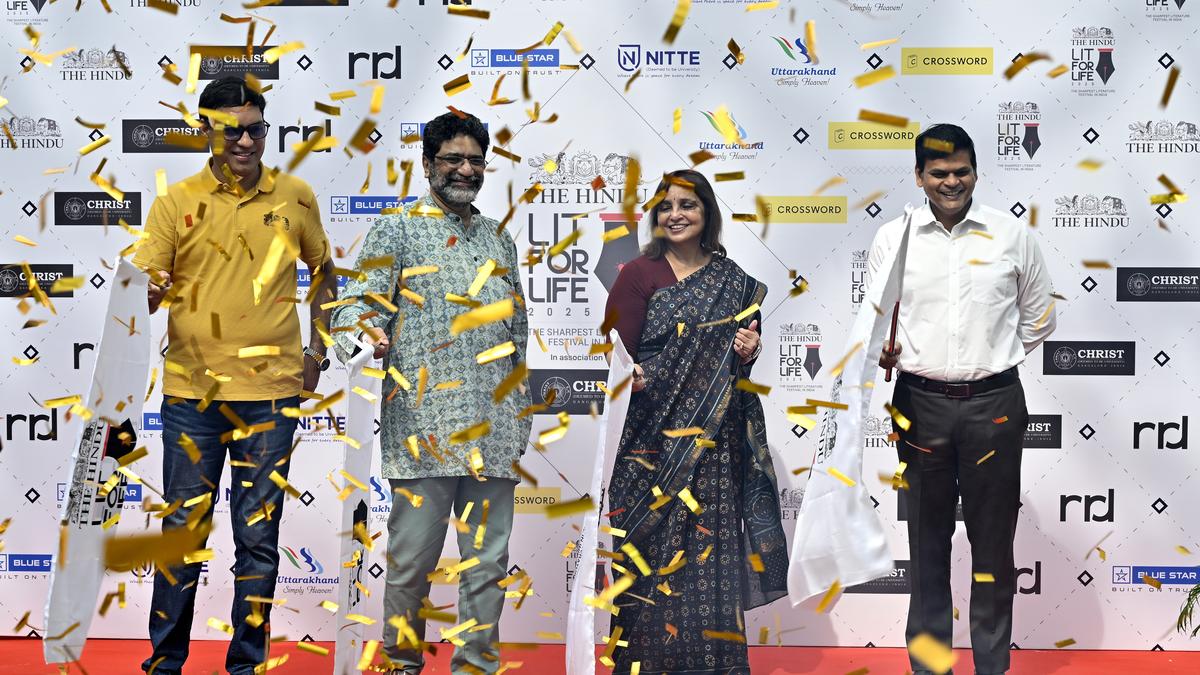 The Hindu Lit for Life 2025 Mobile Library flagged off