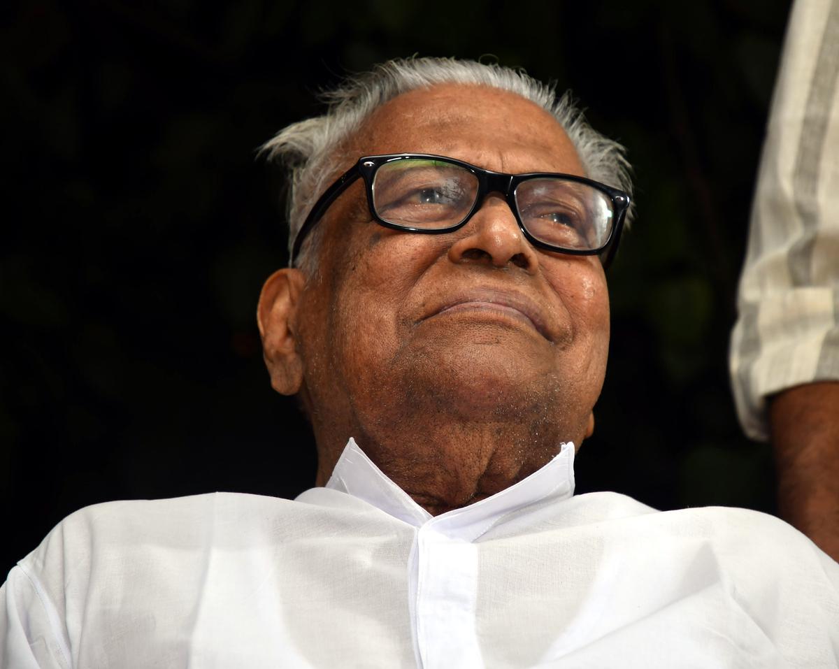 Former Chief Minister, freedom fighter and communist veteran V. S. Achuthanandan turns 99