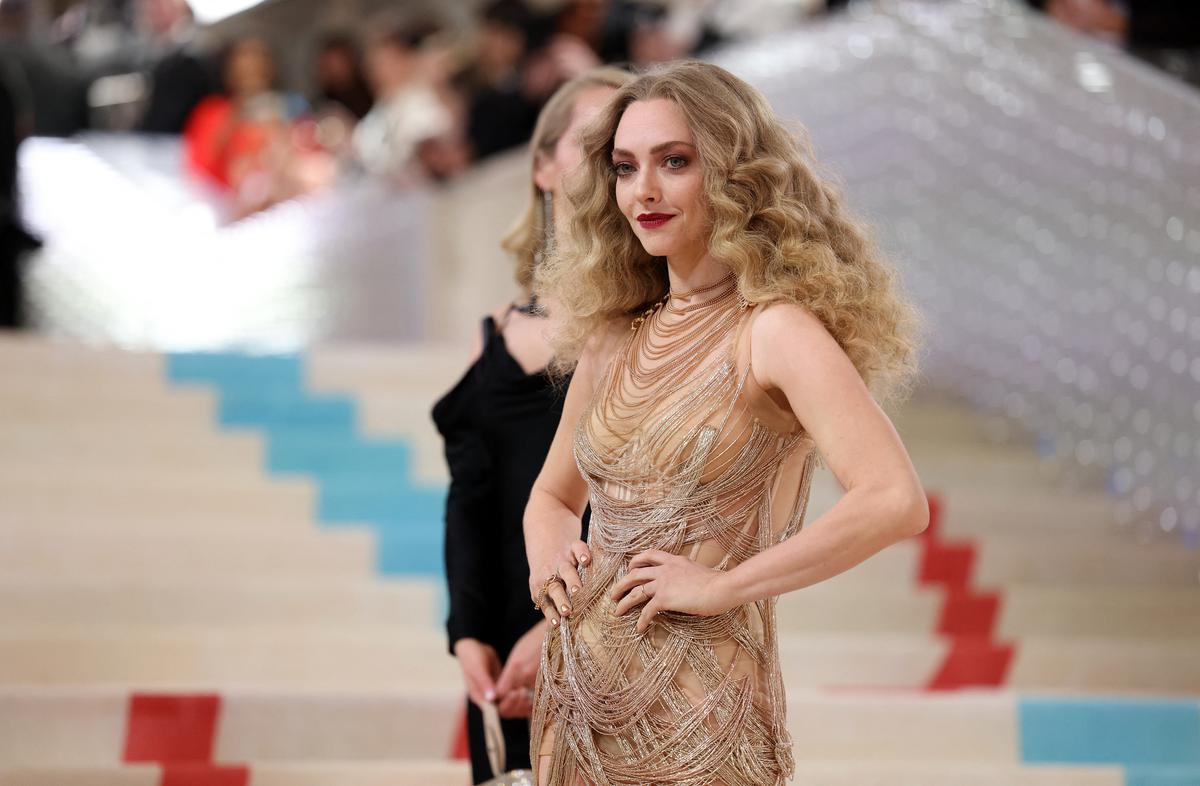 Amanda Seyfried poses at the Met Gala in New York City, New York, U.S., May 1, 2023