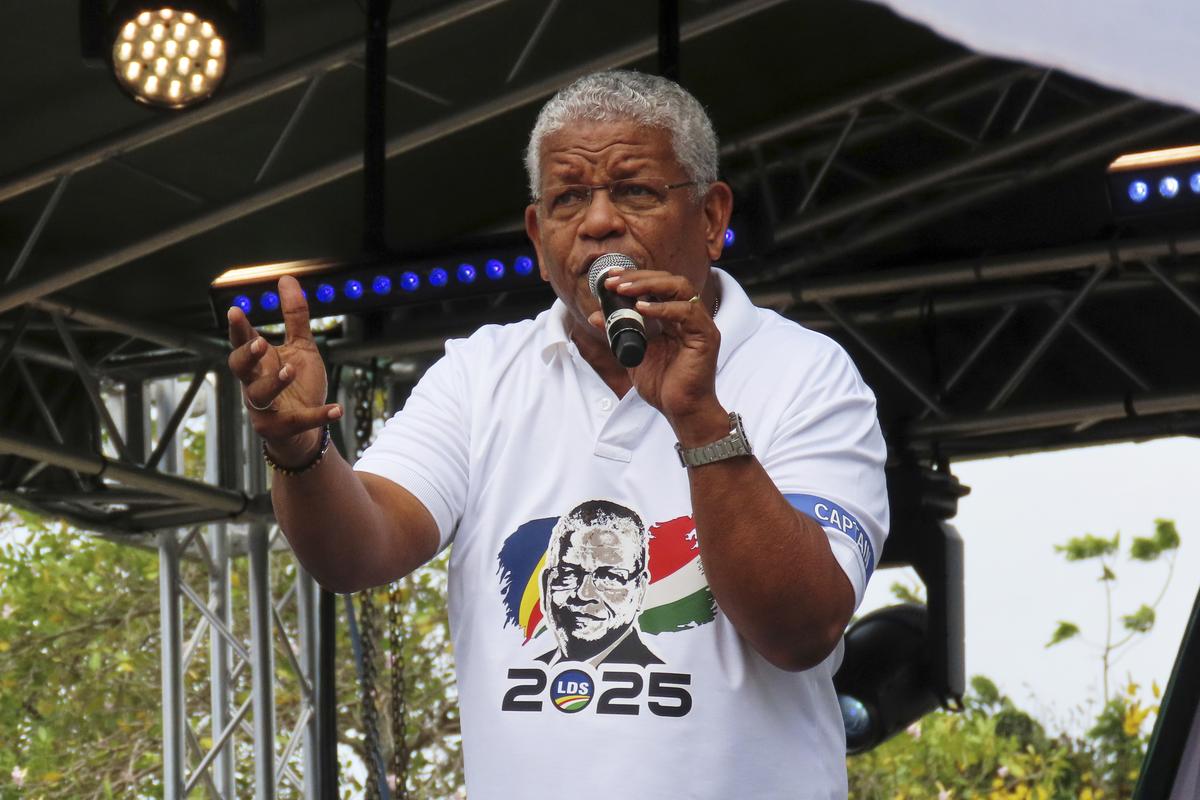 President Wavel Ramkalawan of the Republic of Seychelles on September 21, 2025.