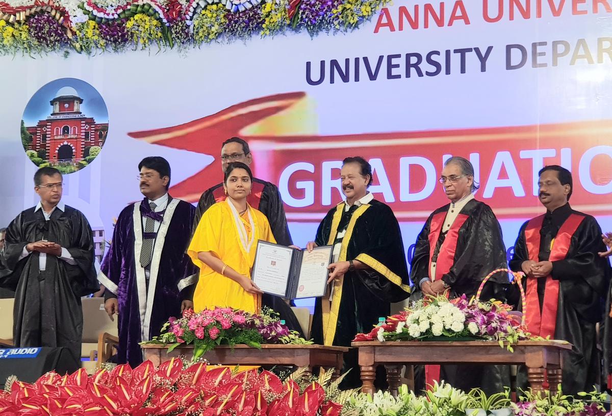 10,067 graduates of Anna University receive their degrees