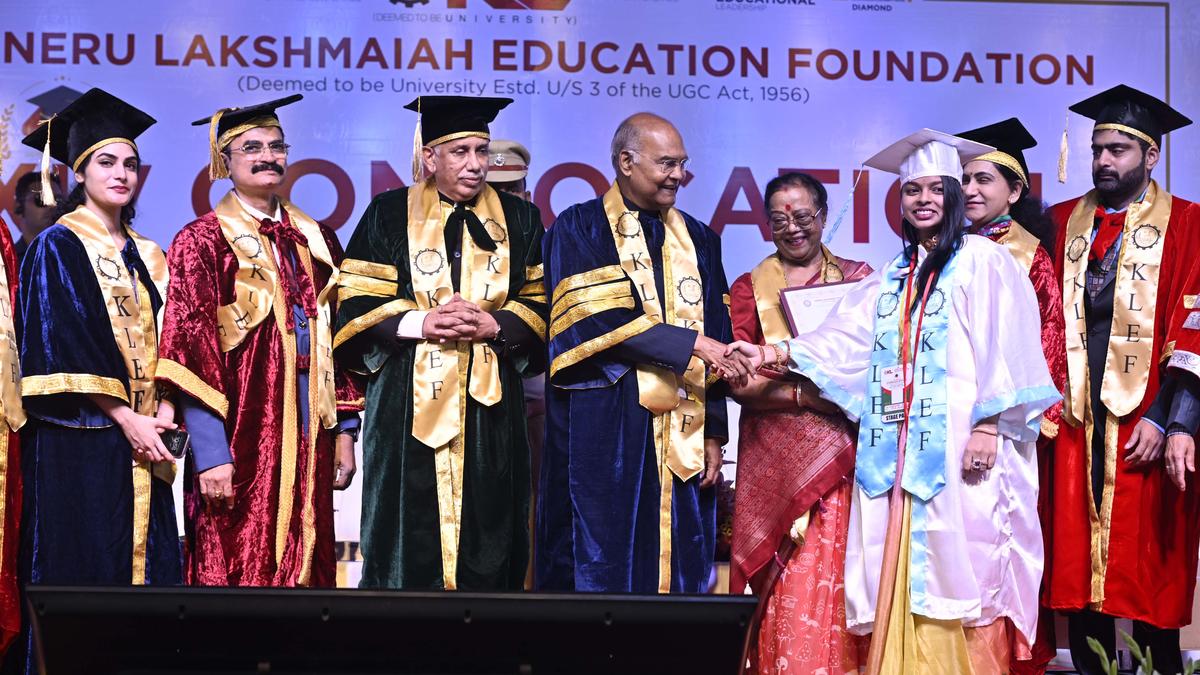 Former President Ram Nath Kovind highlights transformative power of education, advises students to dream big