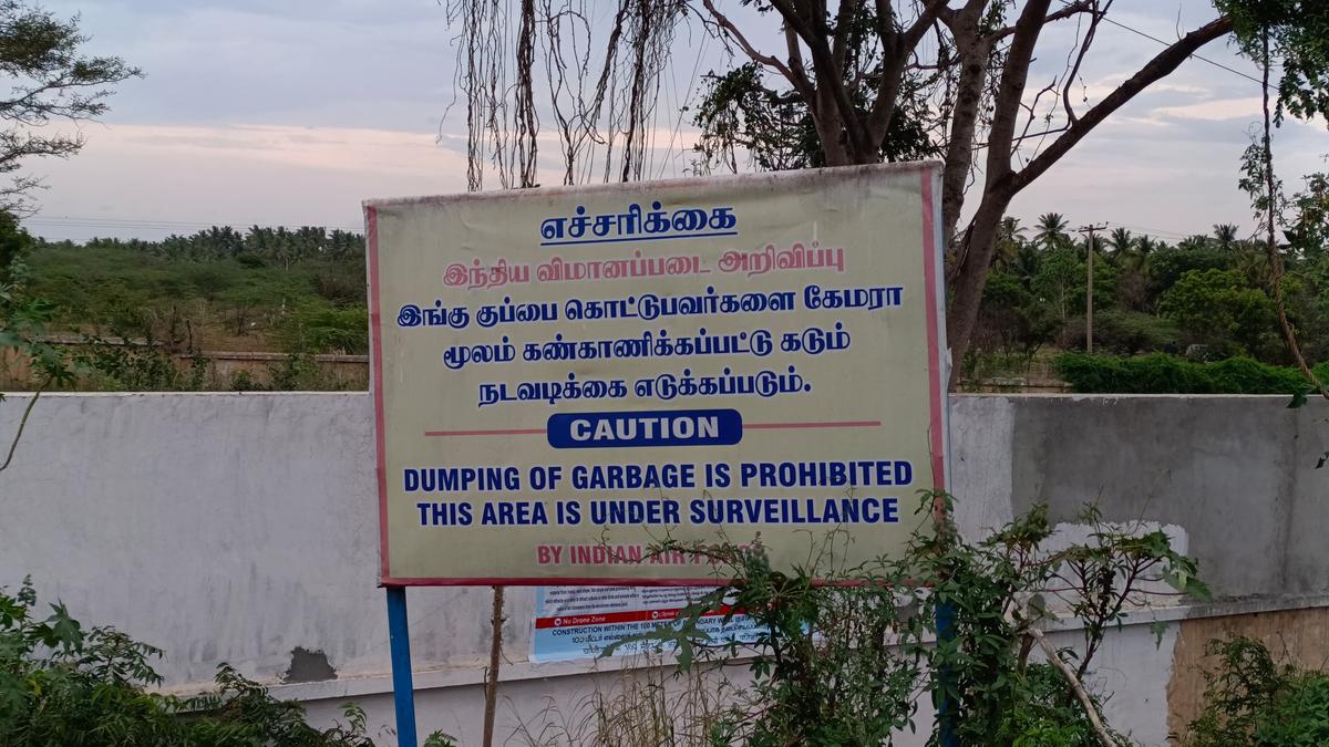 Tarang Shakti | Appeal to curb waste dumping in 3 km radius of Air Force Station Sulur in view of multinational air exercise