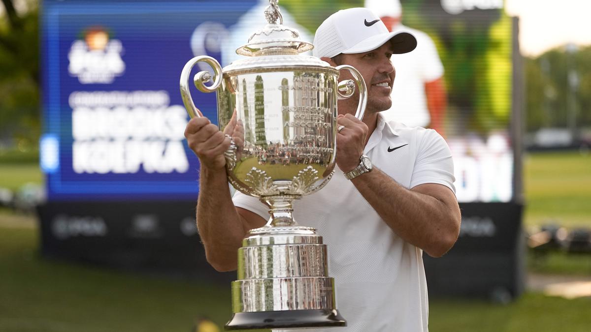 Koepka clings to PGA lead in bid for fifth major, landmark LIV win