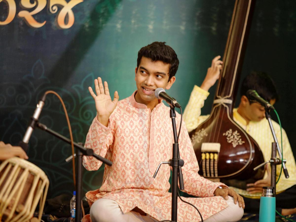 Chaitanya Parab represents the Kirana gharana Chaitanya Parab represents the Kirana gharana