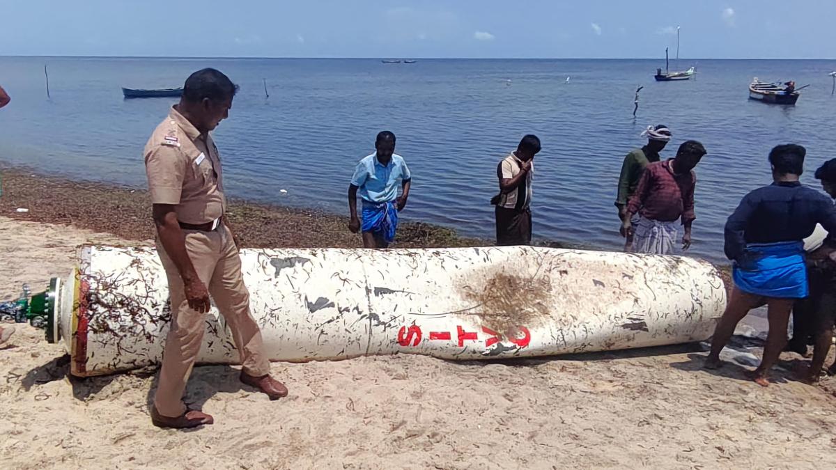 ISRO scientists recover rocket debris found floating near Thondi coast