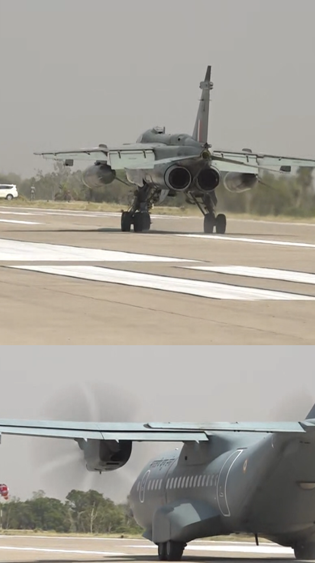 Indian Air Force tests expressway runway capability during wartime preparedness drill