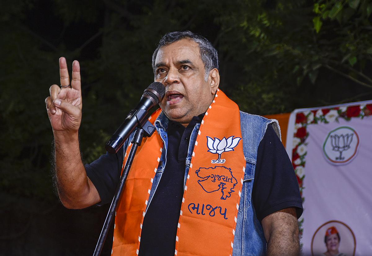 Paresh Rawal apologises for ‘cook fish for Bengalis’ remark during Gujarat campaign speech