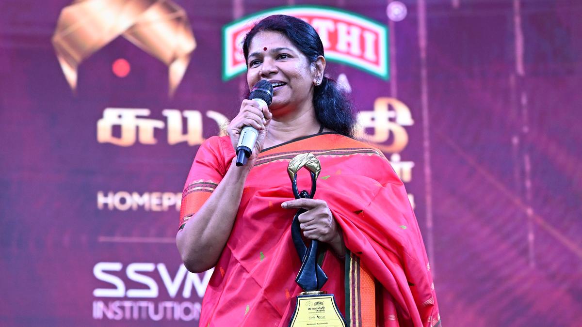 Kanimozhi Karunanidhi honoured at Homepreneur Awards 2024