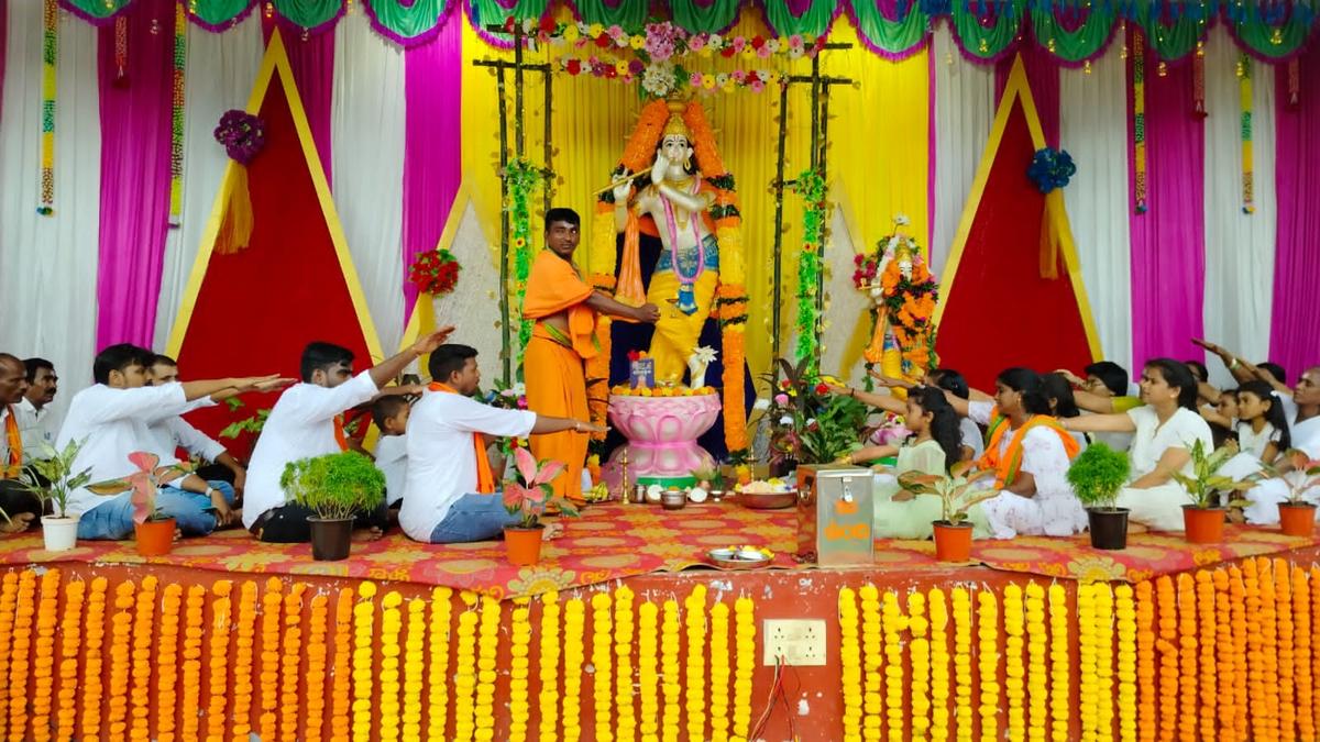 Prabodha Seva Samithi celebrates Sri Krishna Janmasthami at Vizianagaram