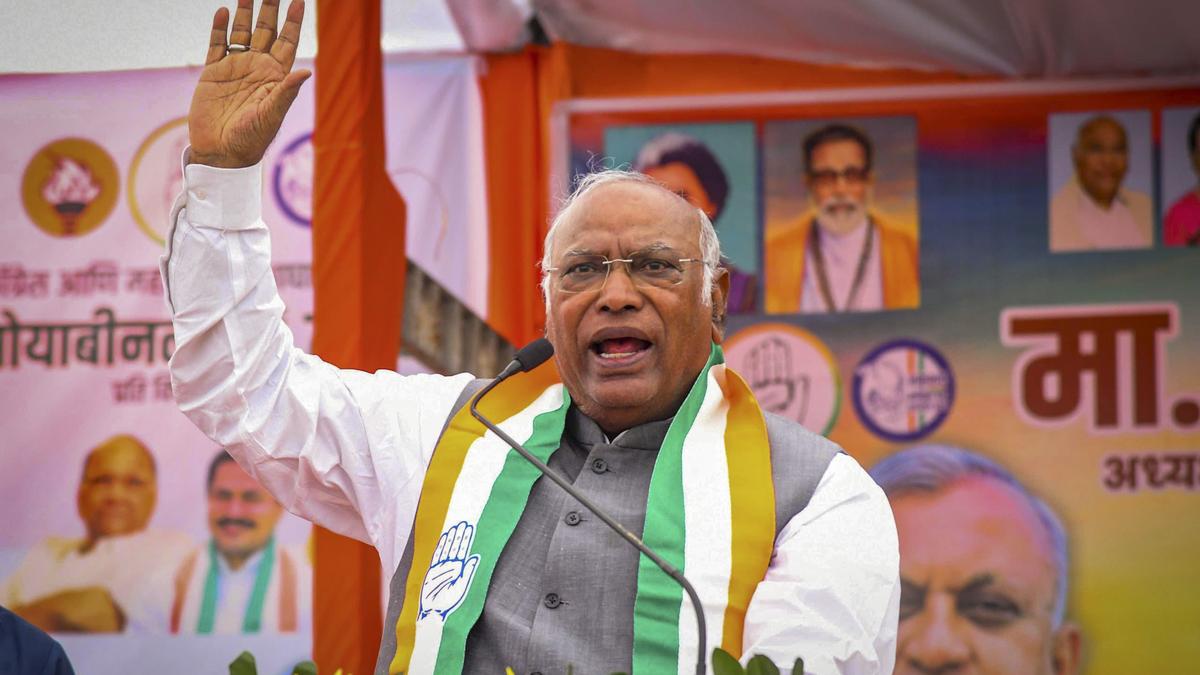 You are the ones dividing people, cutting them off: Kharge slams BJP