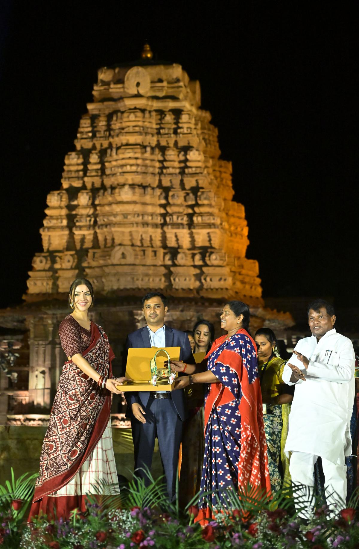 Participants were held on Wednesday by Women and Child Welfare Minister danasari anasuya or Seethakka on Ramappa Temple in Mulugu District.