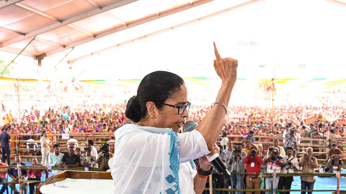 Election Commission is working on the BJP’s instructions: Mamata