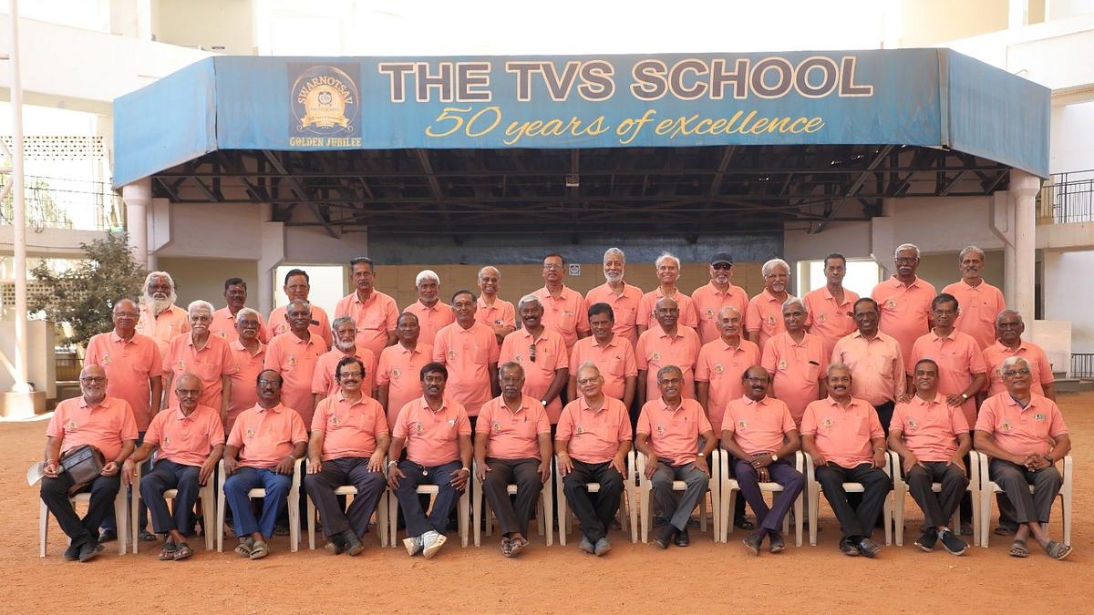 TVS School 1975-batch students meet in alma mater