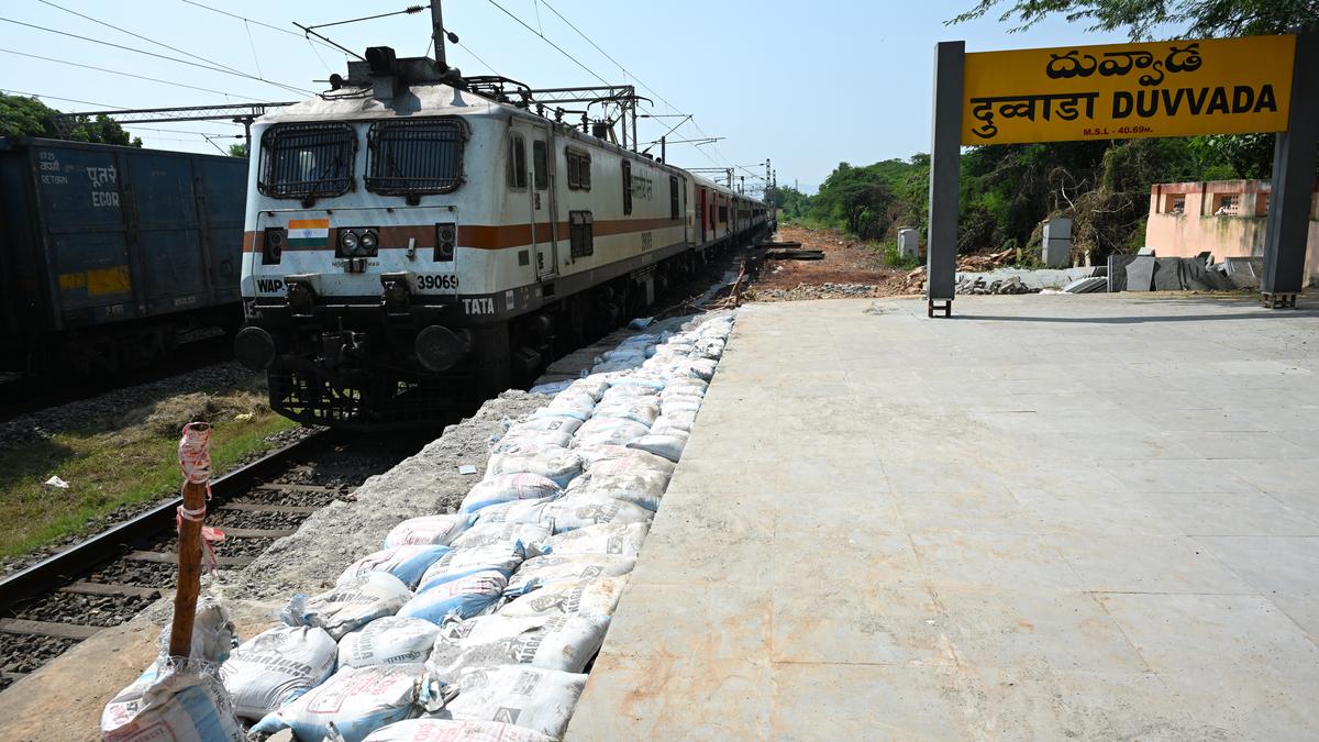 Duvvada railway station to sport a new look after redevelopment work