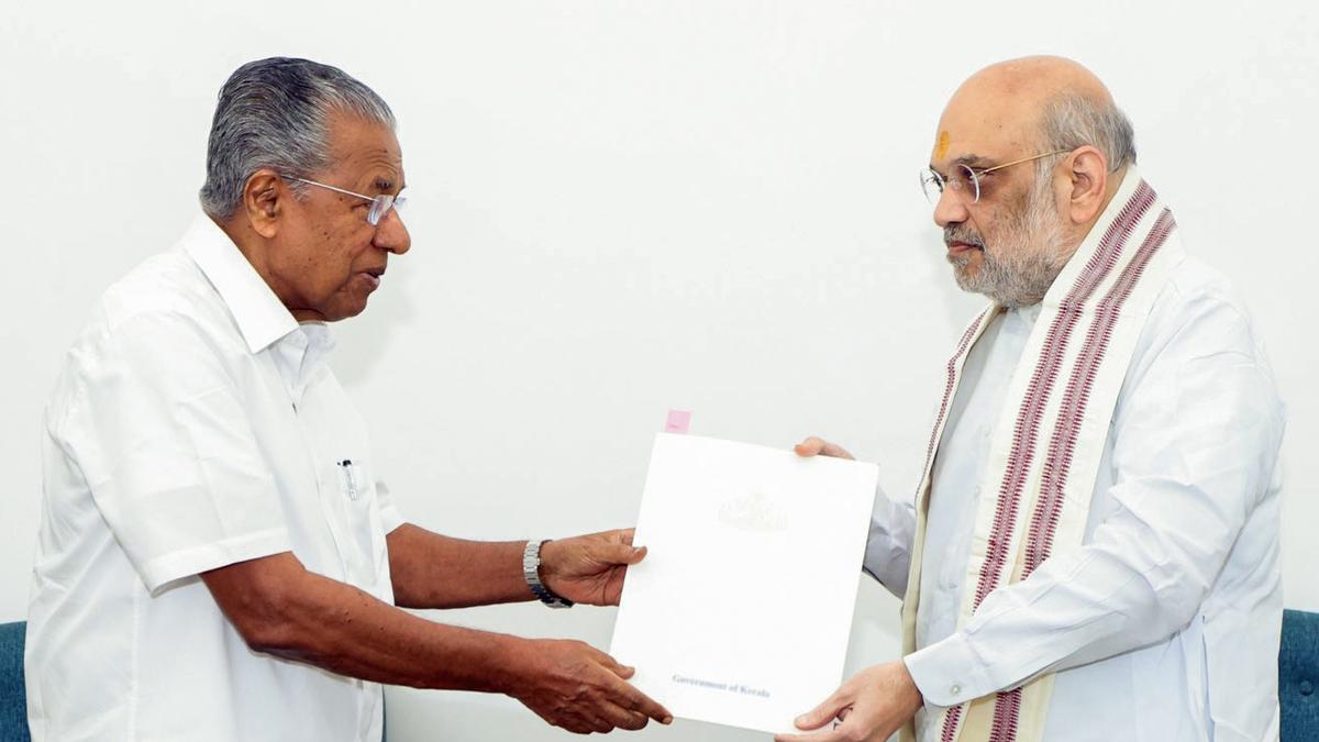 Chief Minister Pinarayi Vijayan puts aside politics for Kerala’s development in meeting with Union Ministers 