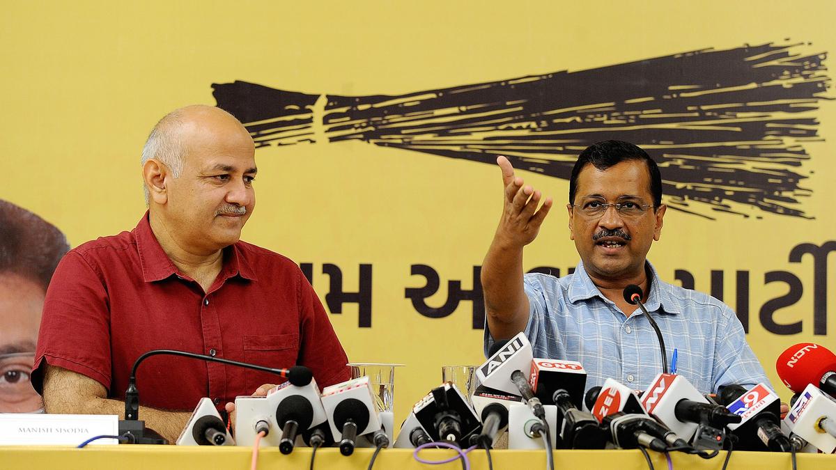 Aam Aadmi Party Says Its Ahmedabad Office Raided By Gujarat Police The Hindu 