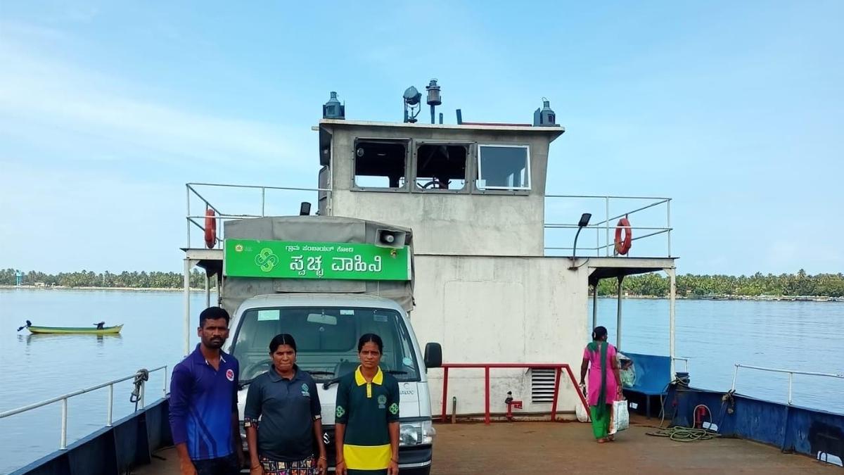 Barge service comes handy for Kodi GP for dry waste collection from Kodi Bengre village