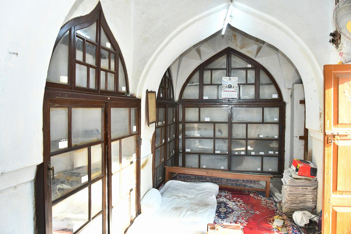 The library of the dargah in Kalaburagi.