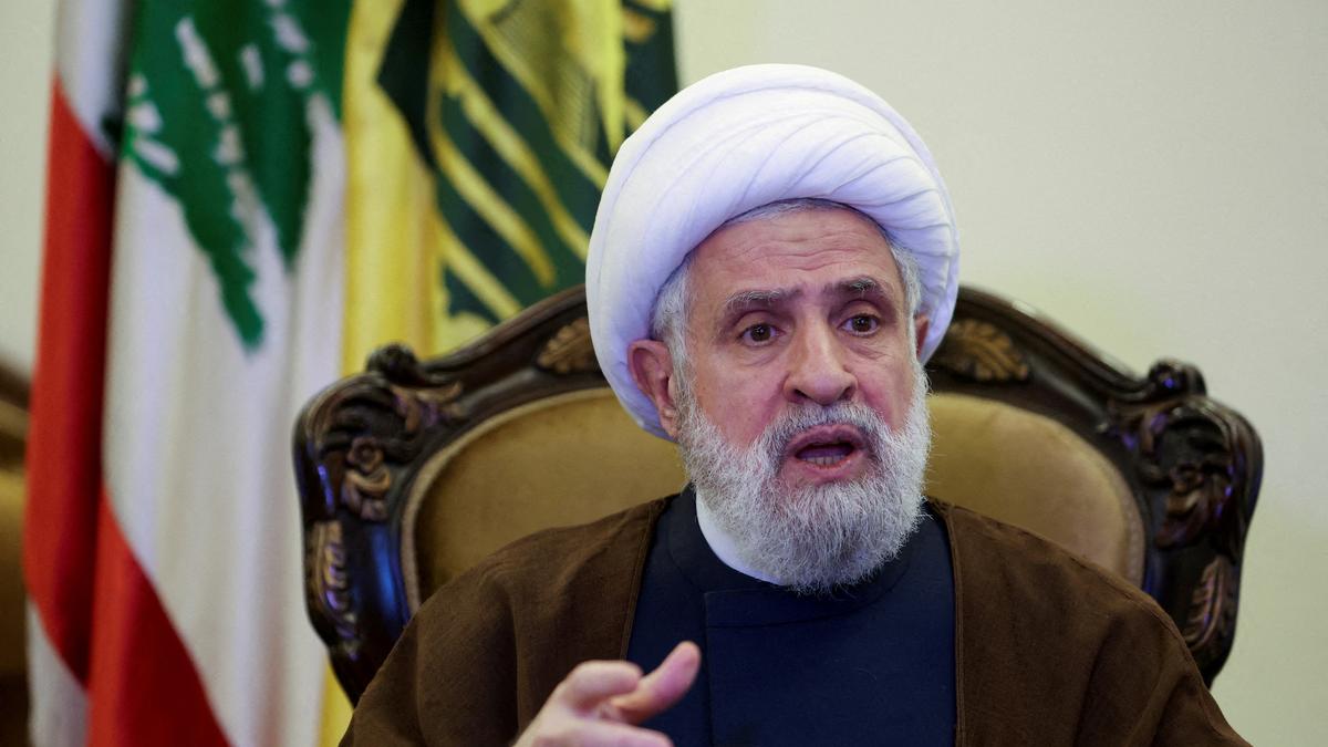 New Hezbollah leader Naim Qassem says will accept ceasefire with Israel if terms 'suitable'