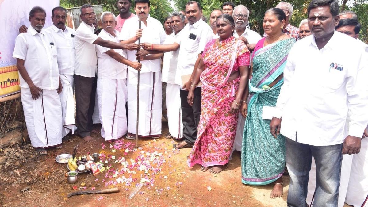 Minister M. Mathiventhan inaugurates infrastructural works in Namakkal