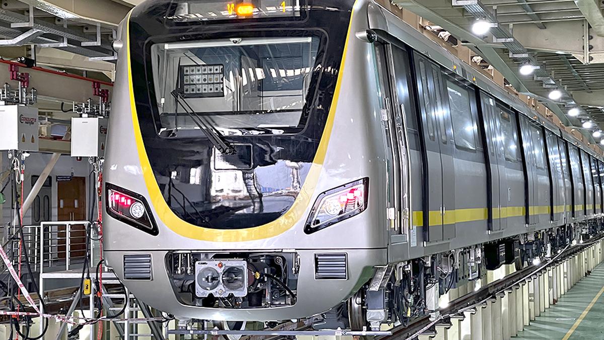 Bengaluru Metro: Coaches for fourth train set for Yellow Line begin arriving at Hebbagodi depot