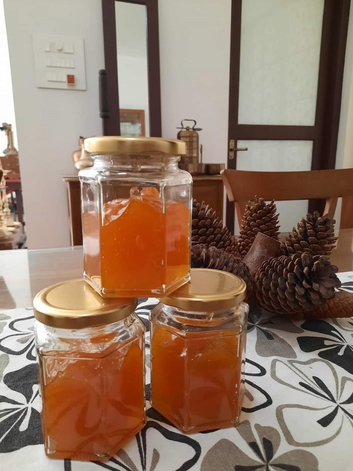 Homemade papaya jam made by Elizabeth Jahn.