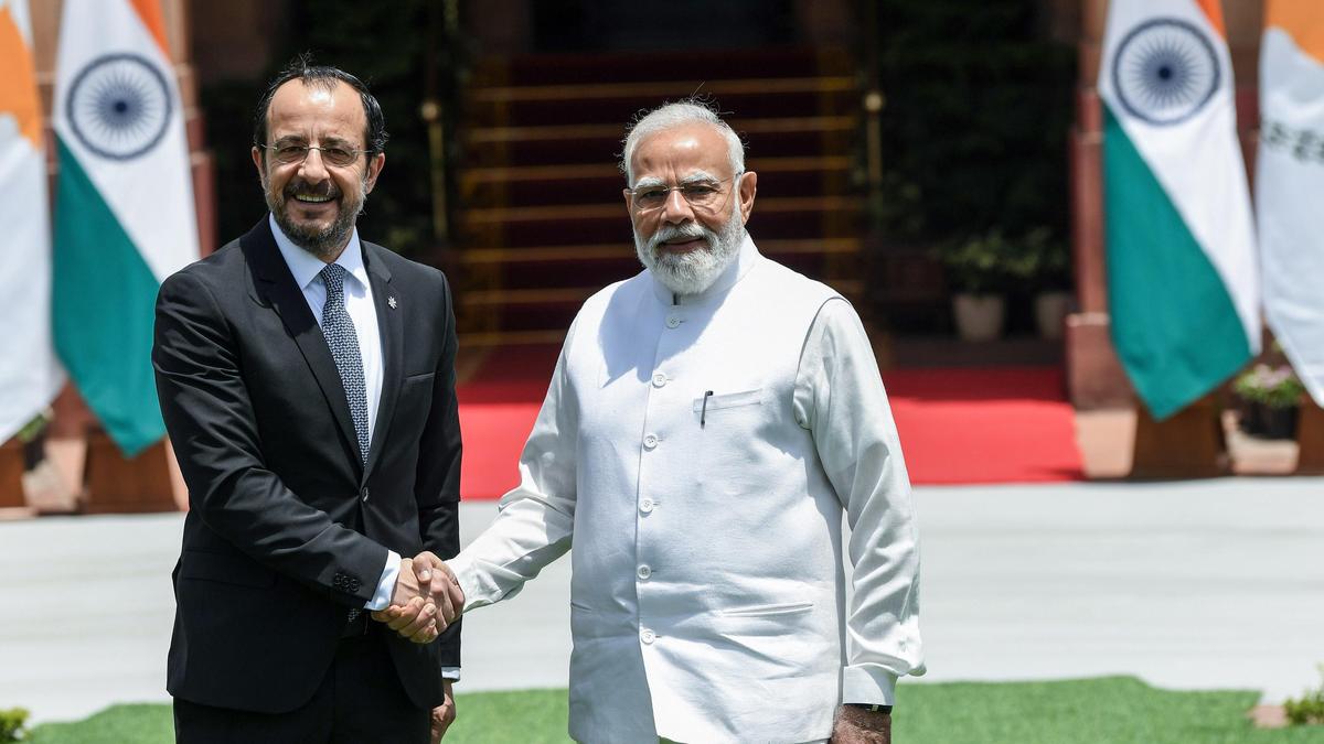 PM Modi, Cyprus President Nikos Christodoulides hold bilateral meeting