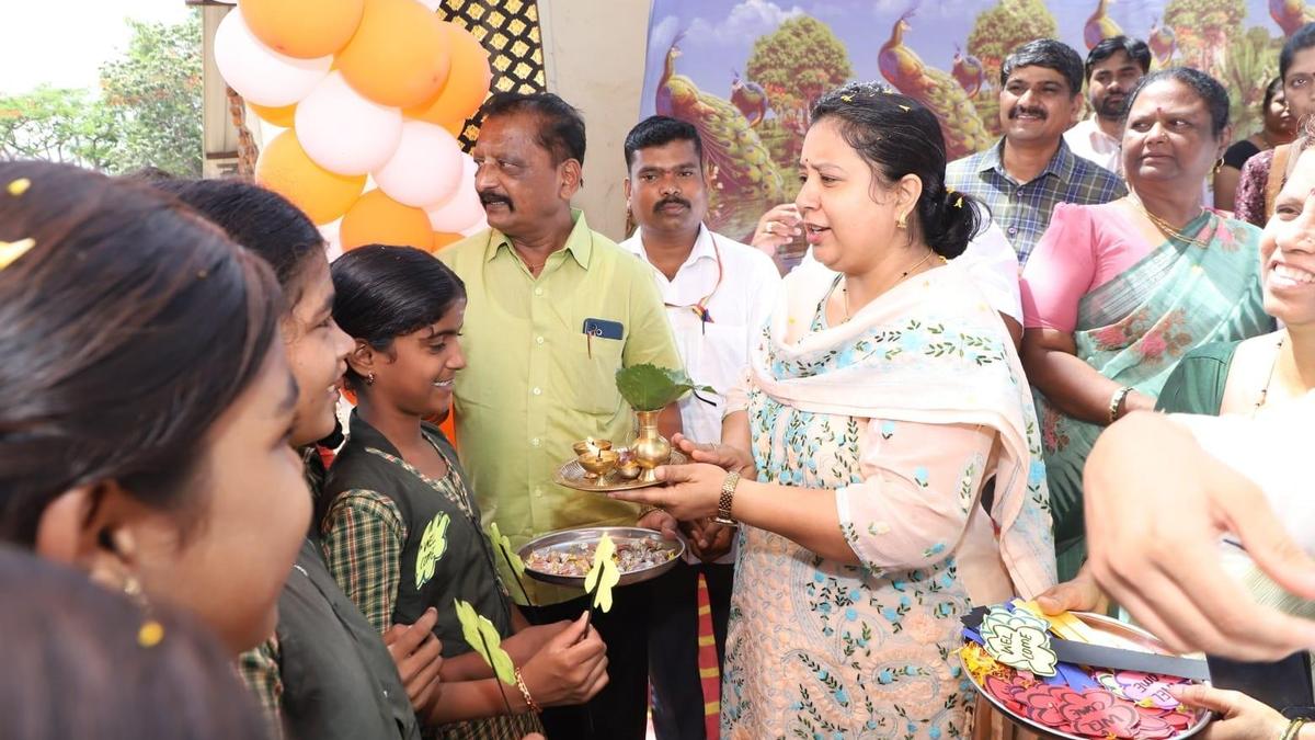 Dharwad: As schools reopen, students welcomed with sweets, flowers, and kits