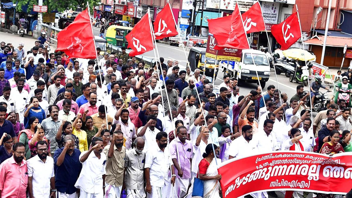 Tension in Thrissur following CPI(M) protest over ED raids