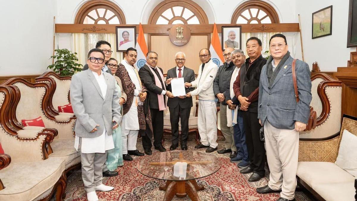 Manipur: Yumnam Khemchand Singh stakes claim to form government, set to be CM - The Hindu by Authors