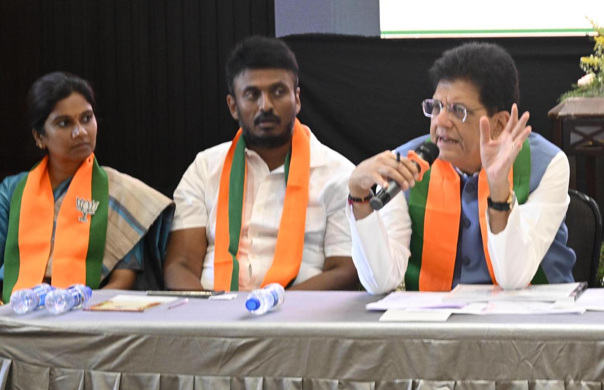 Assure people Udhayanidhi won’t be CM, Goyal tells Stalin