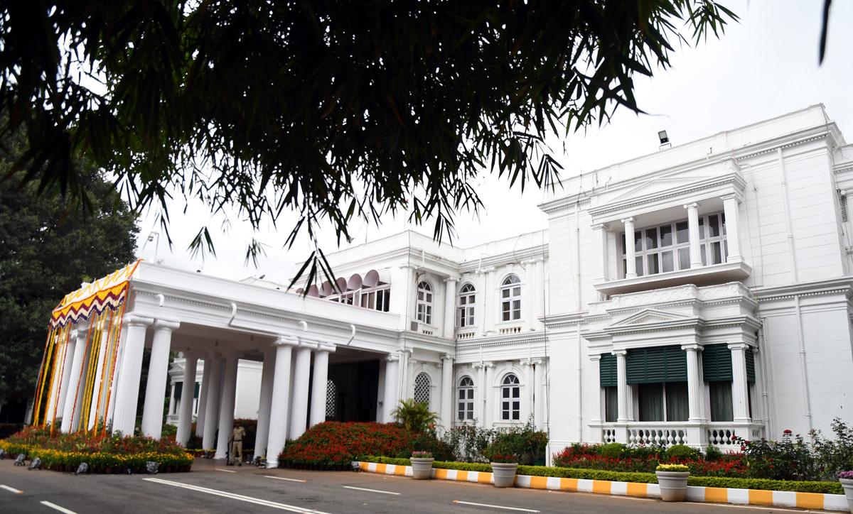 The Raj Bhavan in Bengaluru.