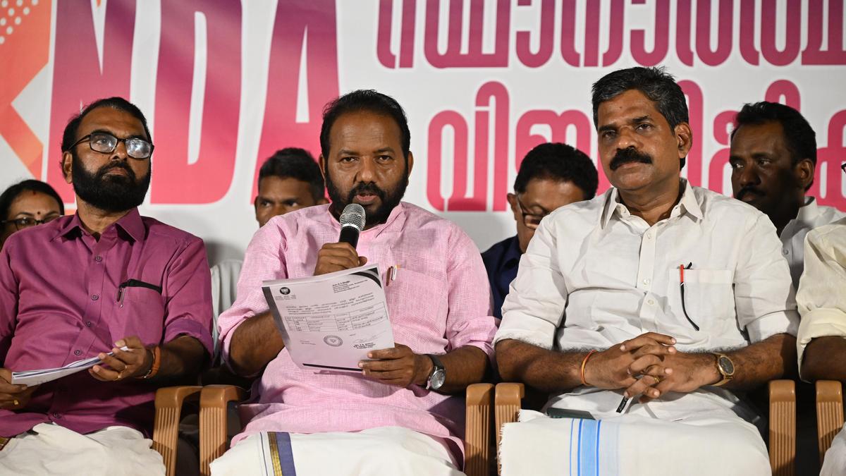NDA announces first list of candidates for Kochi Corporation amid differences with BDJS over seat-sharing