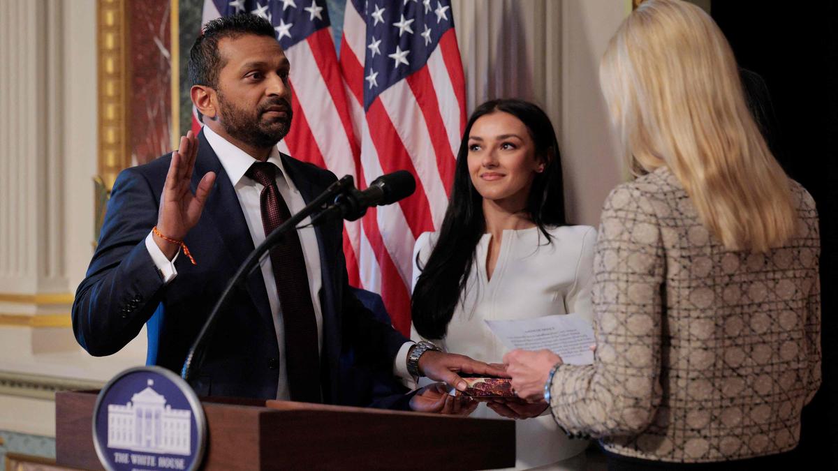 Kash Patel sworn in at White House as new FBI director, calls it the