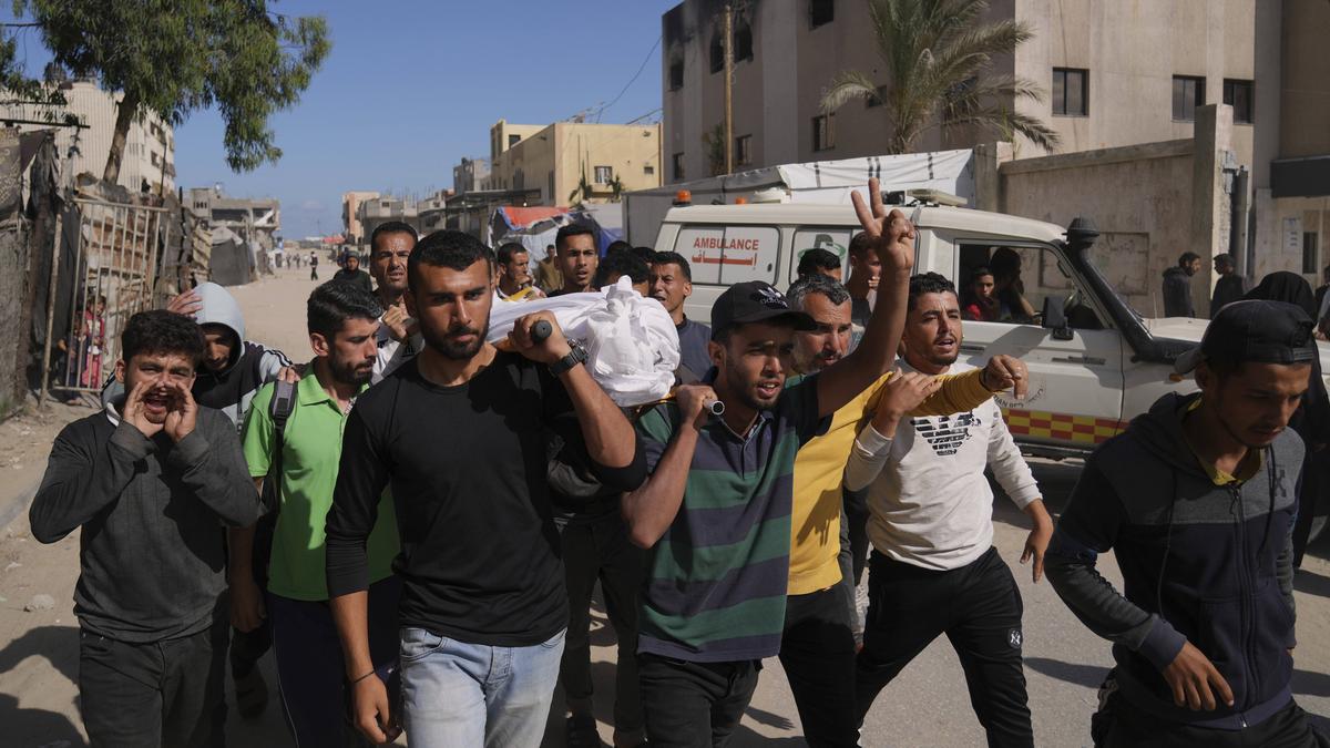 An Israeli strike on Gaza kills 14 Palestinians, mostly women and children, hospitals say