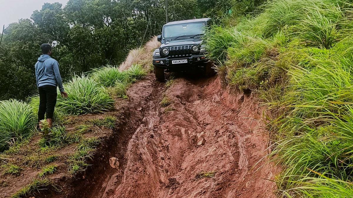 Off-roaders on prohibited trial in Idukki
get stuck