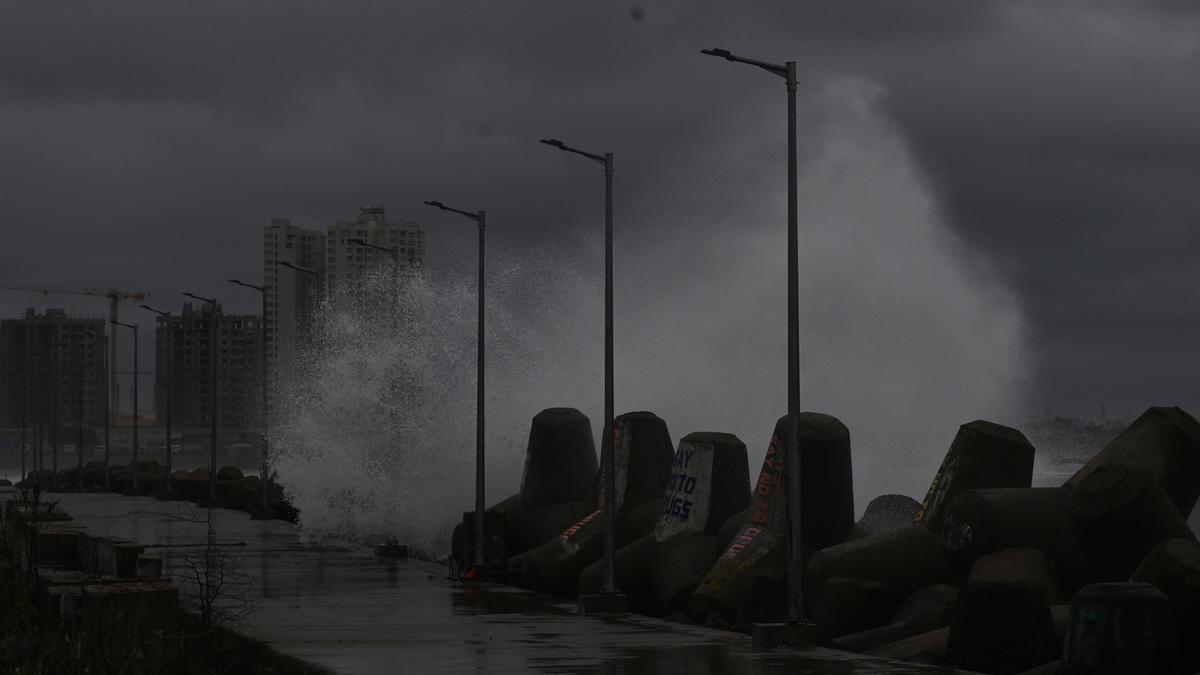 Cyclone Ditwah weakens, moves northward slowly along Tamil Nadu coast