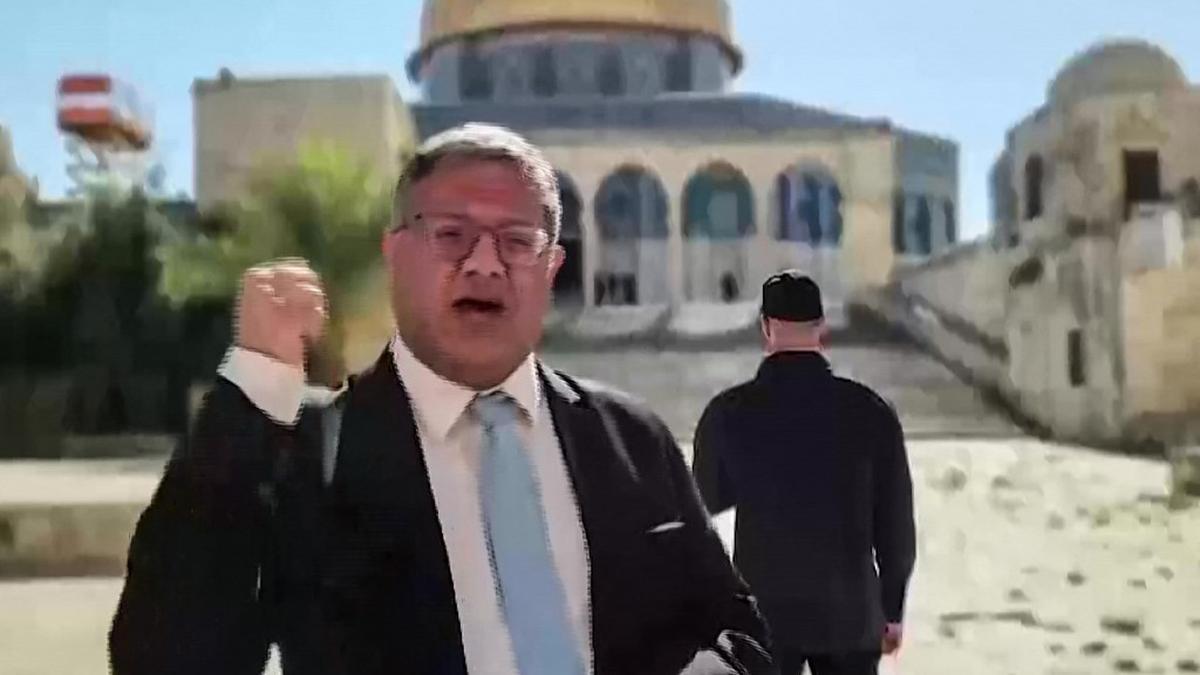 Israeli Minister visits Al-Aqsa Mosque risking Gaza truce talks