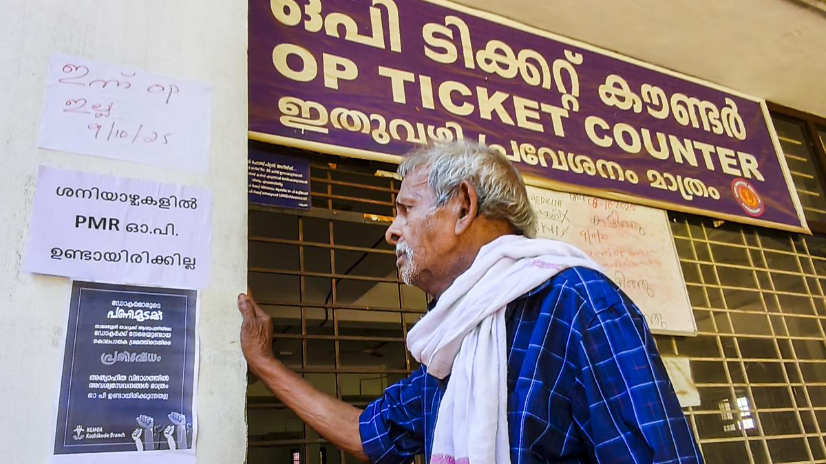 OP services hit as govt. doctors stage protest in Kozhikode
