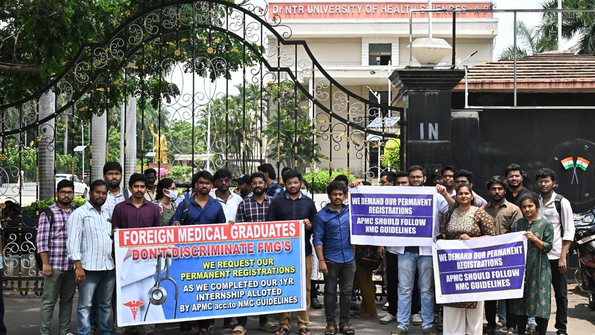 Future of foreign medical graduates in Andhra hangs in balance as they are denied PR numbers