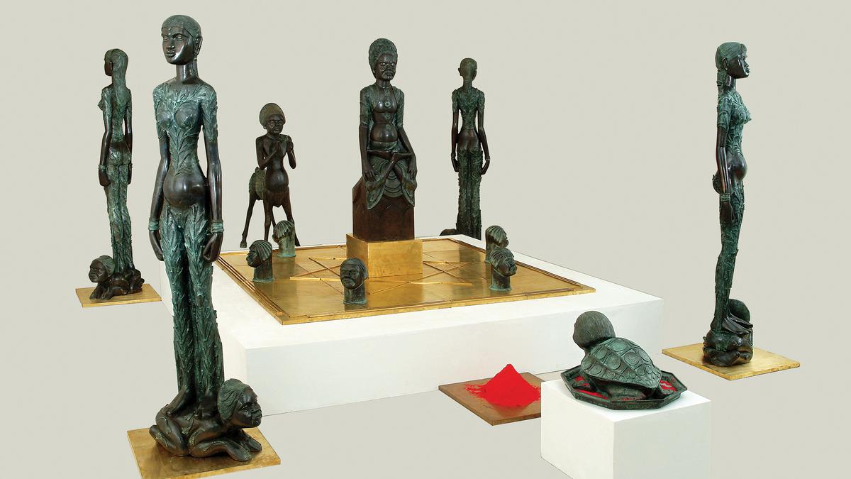 Sculptor Ramachandran exhibits his works in an exclusive show after six decades