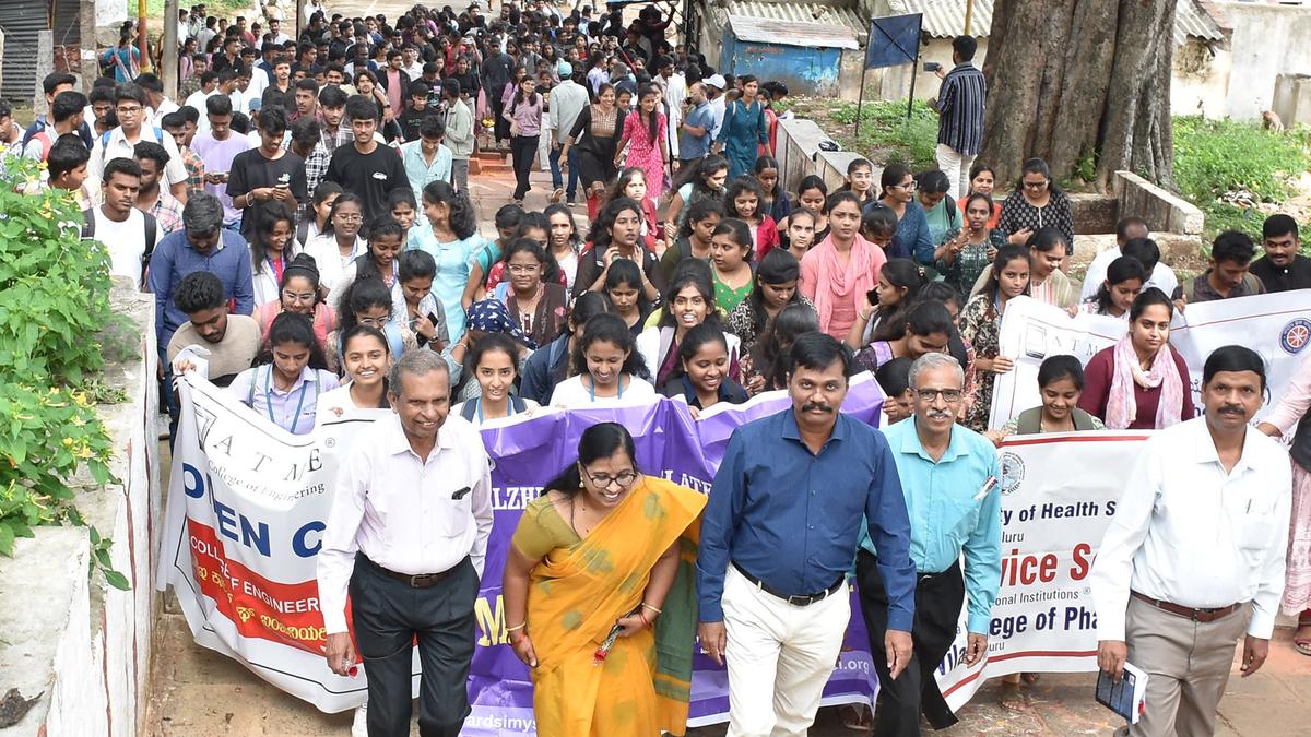 Trekking held to create awareness on Alzheimer’s disease