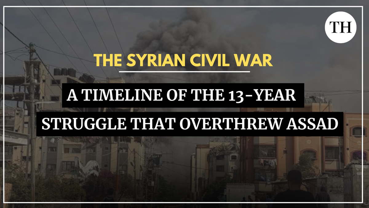 Watch: The Syrian civil war | A timeline of the 13-year struggle that overthrew Assad